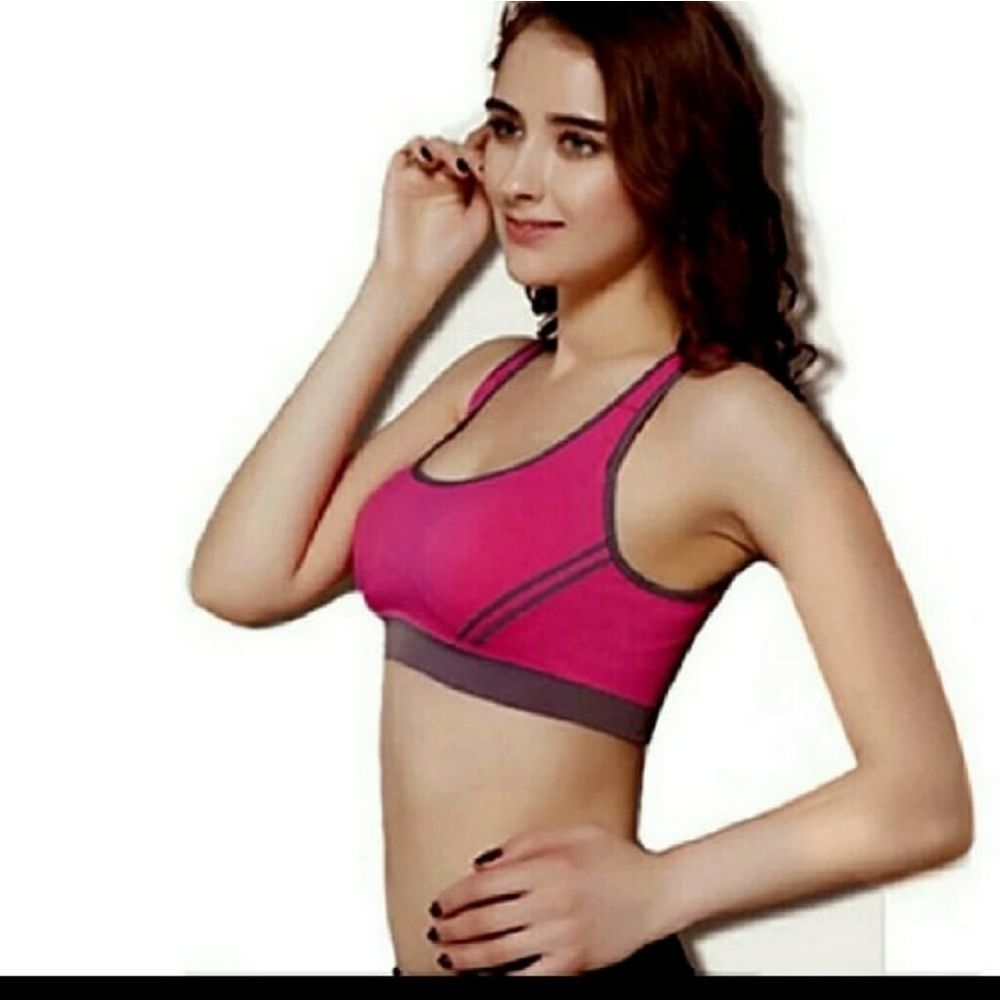 Women Athletic Sports Bras Plus Size Push Up Crop